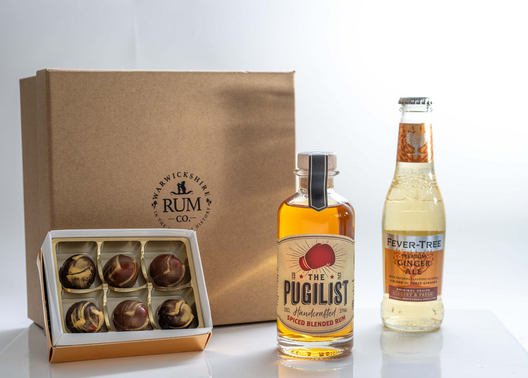 The Pugilist Gift Set - Rum Truffles & Ginger Ale