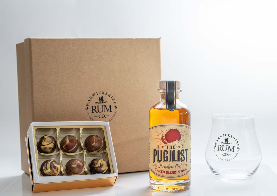The Pugilist Gift Set- Glass & Chocolates