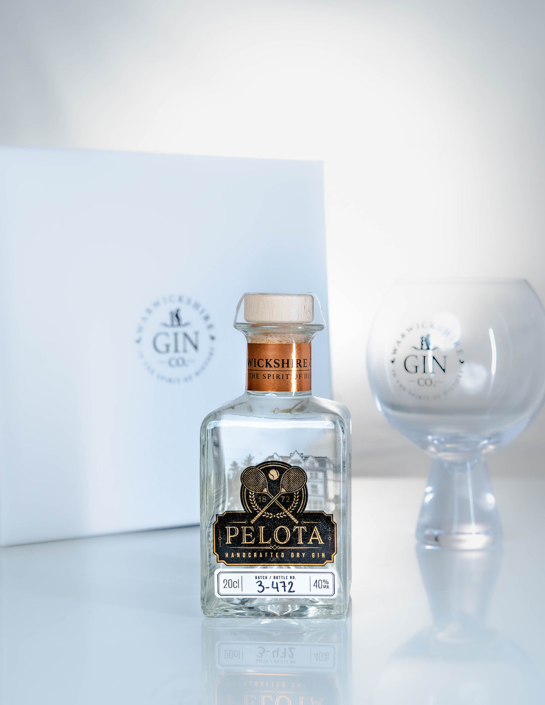 Pelota Gift Set- Bottle & Glass