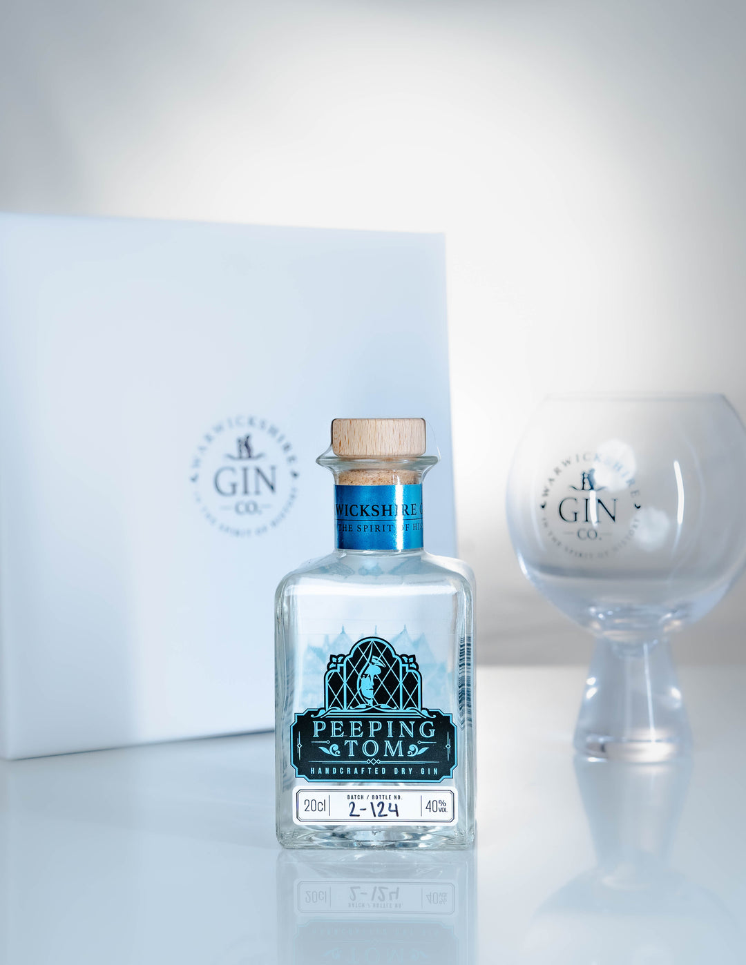 Peeping Tom Gift Set - Bottle & Glass